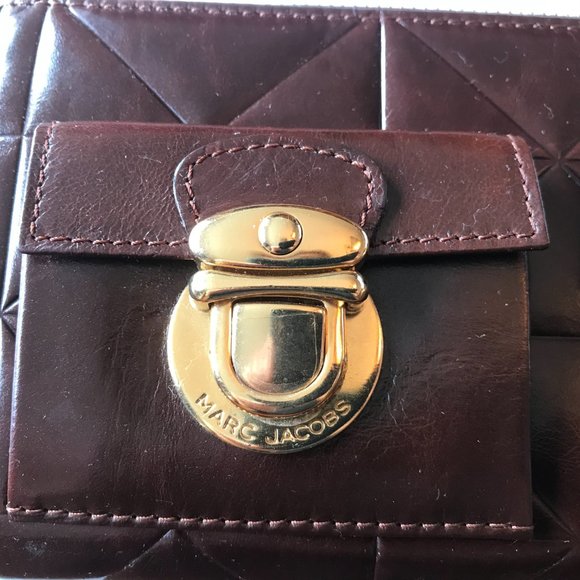 Marc Jacobs | Chocolate Patchwork Zip Clutch - Picture 2 of 9